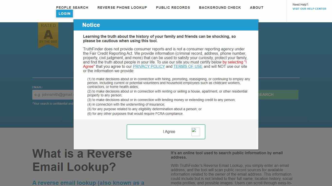 Reverse Email Lookup | Find The Owner With An Email Search